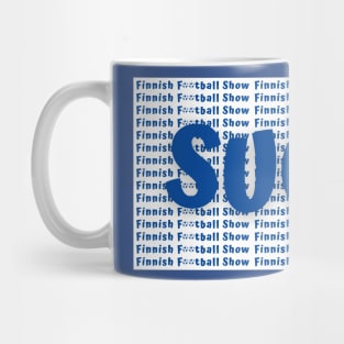 FFS Team Colours 2023 – Suomi blue on white Mug